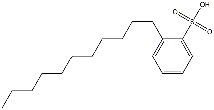 2-Undecylbenzenesulfonic acid Struktur