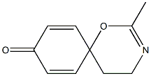 4',5'-Dihydro-2'-methylspiro[cyclohexa-2,5-diene-1,6'-[6H-1,3]oxazin]-4-one Struktur