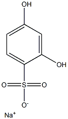 2,4-Dihydroxybenzenesulfonic acid sodium salt Struktur