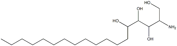 2-Aminooctadecane-1,3,4,5-tetrol Struktur