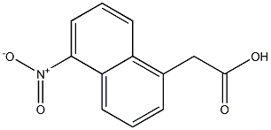 5-Nitro-1-naphthaleneacetic acid Struktur