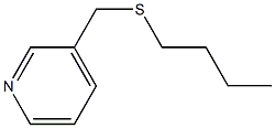 3-[(Butylthio)methyl]pyridine Struktur