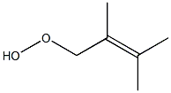 2,3-Dimethyl-2-buten-1-yl hydroperoxide Struktur