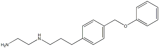 N-[3-[p-(Phenoxymethyl)phenyl]propyl]ethylenediamine Struktur