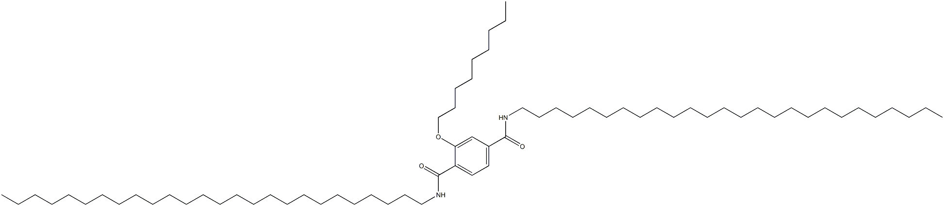 2-(Nonyloxy)-N,N'-dihexacosylterephthalamide Struktur