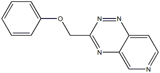 3-(Phenoxymethyl)pyrido[3,4-e]-1,2,4-triazine Struktur