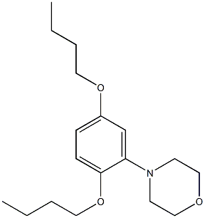 4-(2,5-Dibutoxyphenyl)morpholine Struktur