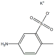 3-Amino-6-methylbenzenesulfonic acid potassium salt Struktur