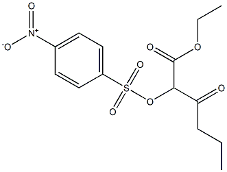 2-[(4-Nitrophenylsulfonyl)oxy]-3-oxohexanoic acid ethyl ester Struktur