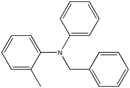 N-Phenyl-N-(2-methylphenyl)benzylamine Struktur