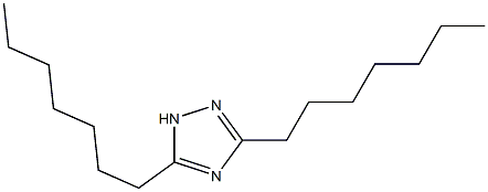 3,5-Diheptyl-1H-1,2,4-triazole Struktur