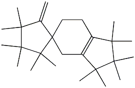 7,7,8,8,9,9,2',2',3',3',4',4'-Dodecamethyl-5'-methylenespiro[bicyclo[4.3.0]non-1(6)-ene-3,1'-cyclopentane] Struktur