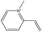 1-Methyl-2-vinylpyridinium Struktur