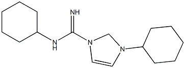 N1,N2-Dicyclohexyl-1H-imidazole-1-carboxamidine Struktur