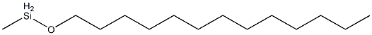 Methyl(tridecyloxy)silane Struktur