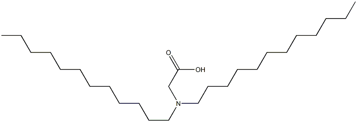 N,N-Didodecylglycine Struktur