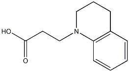 3,4-Dihydro-1(2H)-quinolinepropionic acid Struktur