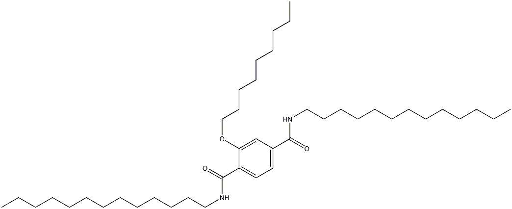 2-(Nonyloxy)-N,N'-ditridecylterephthalamide Struktur