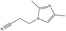 1-(2-Cyanoethyl)-2,4-dimethyl-1H-imidazole Struktur