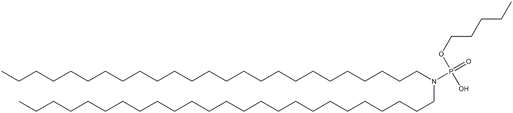 N,N-Dipentacosylamidophosphoric acid hydrogen pentyl ester Struktur