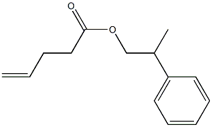 4-Pentenoic acid 2-phenylpropyl ester Struktur