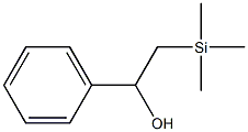 1-Phenyl-2-(trimethylsilyl)ethanol Struktur