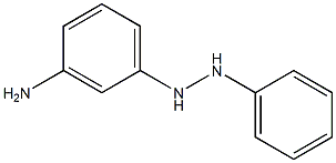 3-Aminohydrazobenzene Struktur