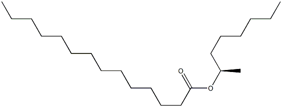 (-)-Myristic acid [(R)-1-methylheptyl] ester Struktur