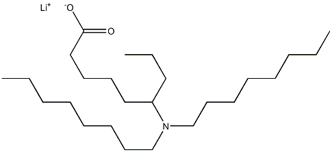 6-(Dioctylamino)nonanoic acid lithium salt Struktur