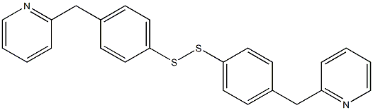 Bis[4-[(2-pyridinyl)methyl]phenyl] persulfide Struktur