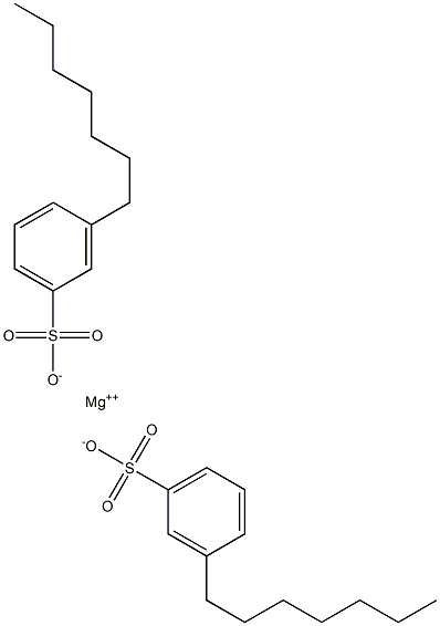 Bis(3-heptylbenzenesulfonic acid)magnesium salt Struktur