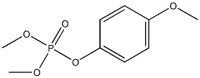 Phosphoric acid dimethyl 4-methoxyphenyl ester Struktur