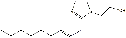 2-(2-Nonenyl)-2-imidazoline-1-ethanol Struktur