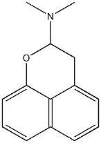 2,3-Dihydro-N,N-dimethylnaphtho[1,8-bc]pyran-2-amine Struktur