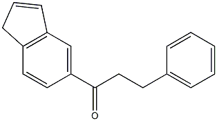 1-(1H-Inden-5-yl)-3-phenyl-1-propanone Struktur