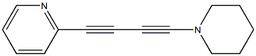 1-Piperidino-4-(2-pyridinyl)-1,3-butadiyne Struktur