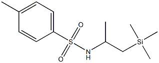 4-Methyl-N-(1-methyl-2-trimethylsilylethyl)benzenesulfonamide Struktur