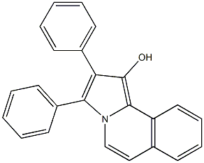 2,3-Diphenylpyrrolo[2,1-a]isoquinolin-1-ol Struktur