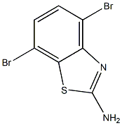 2-Amino-4,7-dibromobenzothiazole Struktur