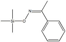 [(1-Phenylethylideneamino)oxy]trimethylsilane Struktur