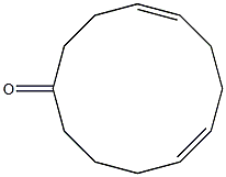 (4Z,8E)-Cyclododeca-4,8-dien-1-one Struktur