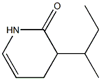 3-(1-Methylpropyl)-3,4-dihydropyridin-2(1H)-one Struktur