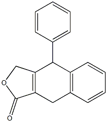 4-(Phenyl)-4,9-dihydronaphtho[2,3-c]furan-1(3H)-one Struktur