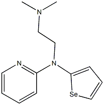 N,N-Dimethyl-N'-(2-pyridyl)-N'-(selenophen-2-yl)ethylenediamine Struktur