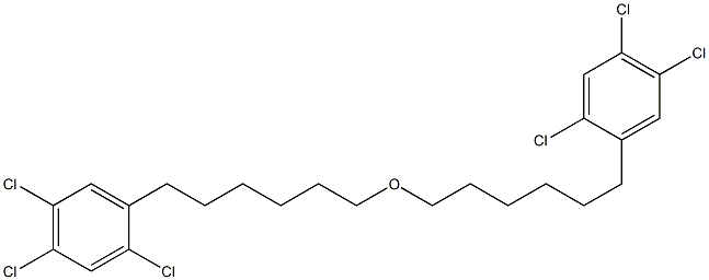 2,4,5-Trichlorophenylhexyl ether Struktur