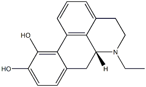 (6aR)-5,6,6a,7-Tetrahydro-6-ethyl-4H-dibenzo[de,g]quinoline-10,11-diol Struktur