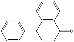 4-Phenyltetralin-1-one Struktur