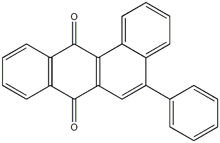 5-Phenylbenz[a]anthracene-7,12-dione Struktur