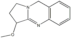 1,2,3,9-Tetrahydro-3-methoxypyrrolo[2,1-b]quinazoline Struktur