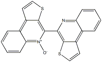 4,4'-Bi(thieno[2,3-c]quinoline)5-oxide Struktur